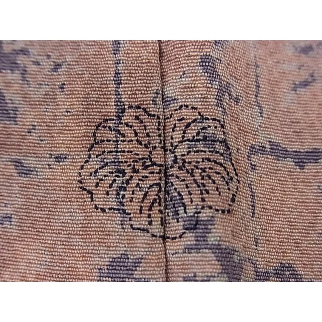 平和屋1□極上 訪問着 本藍 型絵染 松竹梅飛鶴吉祥花文 逸品3s20445 - 着物