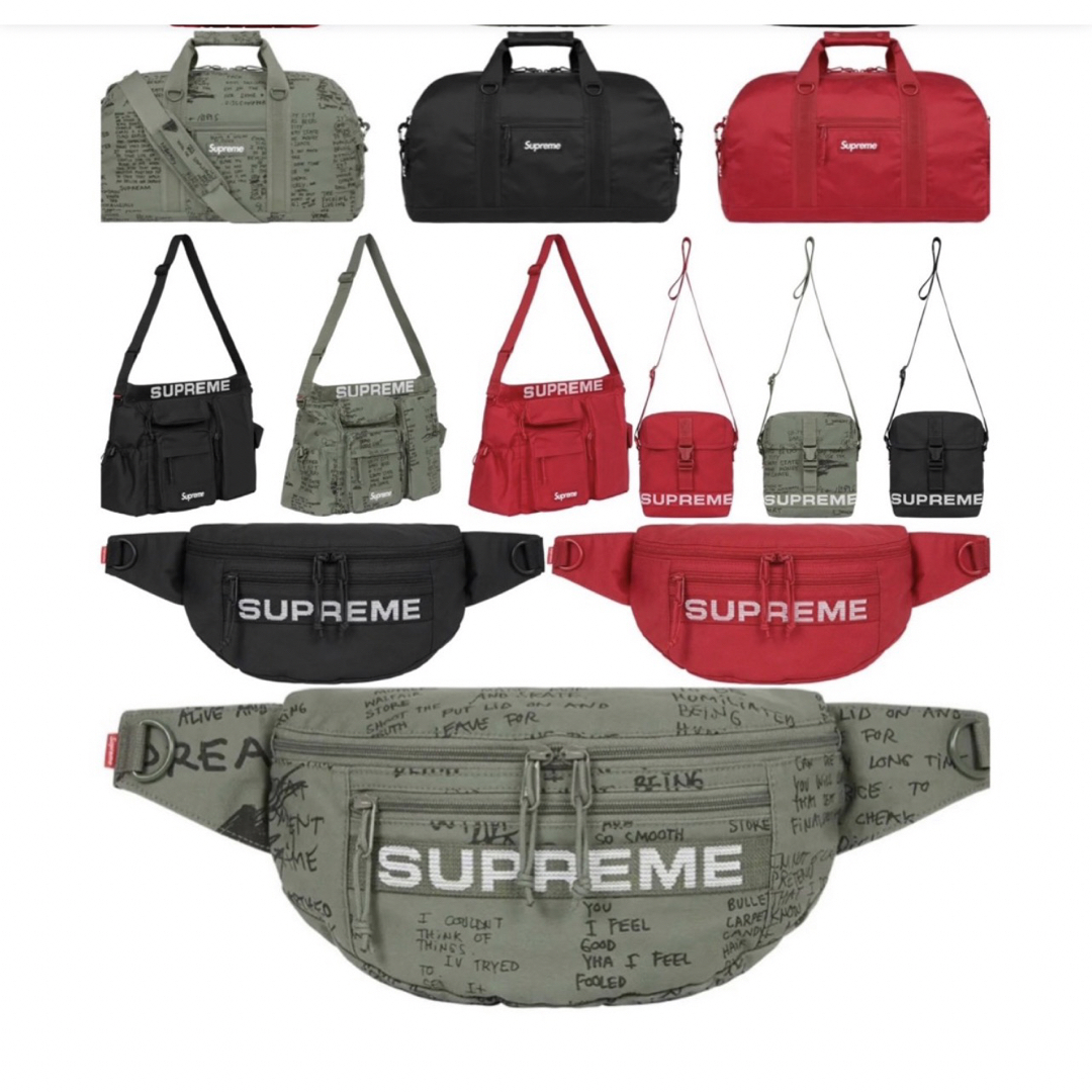 23ss Supreme Field Waist Bag  オリーブ