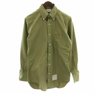 THOM BROWNE - THOM BROWNE ボタンダウンシャツ ポケット 長袖 0 XS