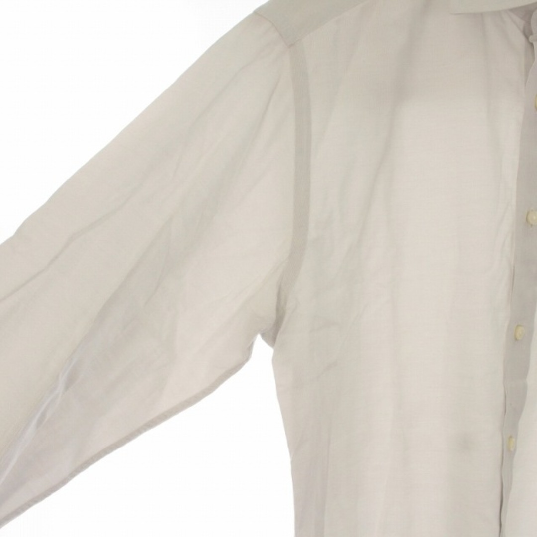 Bagutta 長袖 38 S ライトグレー ボタンダウンシャツ シャツ通販半額