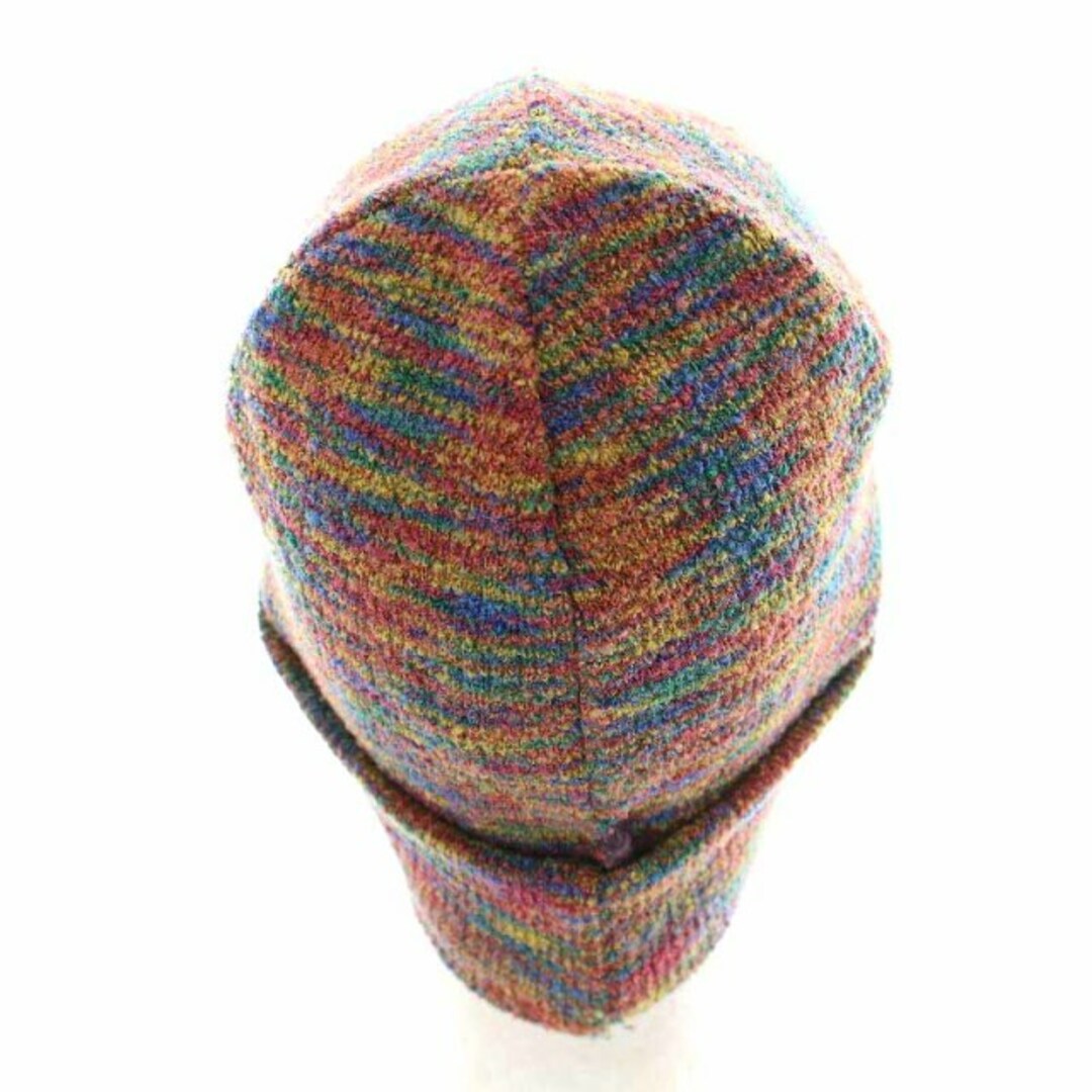 Vivienne Westwood(ヴィヴィアンウエストウッド)のヴィヴィアンウエストウッド 帽子 ニット帽 オーブ刺繍 M マルチカラー レディースの帽子(その他)の商品写真