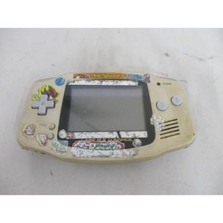  訳有 ゲーム GBA ゲームボーイアドバンス 本体 AGB-001 ゴールド ジャンク品(携帯用ゲーム機本体)