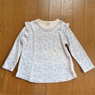 プティマイン(petit main)の花柄ロンT (Tシャツ/カットソー)