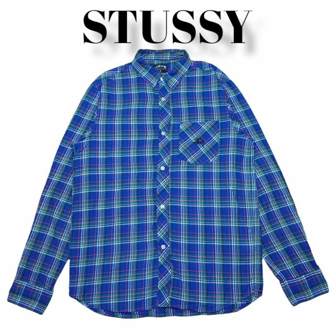 STUSSY シャツ　チェックシャツ　shirt