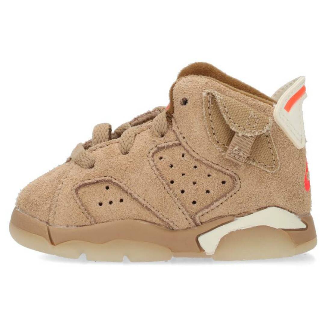 ナイキ  TD AIR JORDAN 6 British Khaki DH0692-200 エアジョーダン6ブリティッシュカーキスニーカー メンズ 9cm