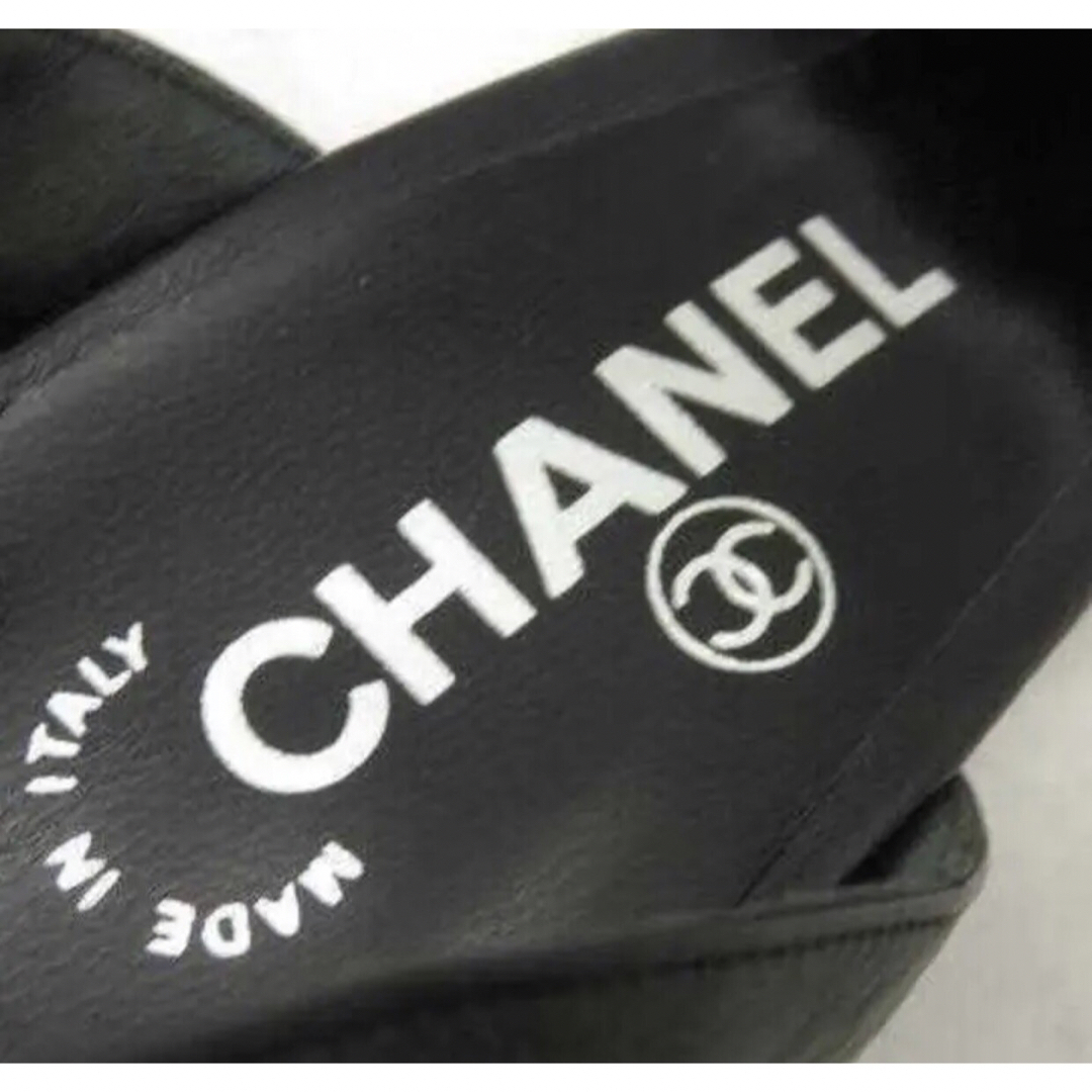 CHANEL - 超美品‼️シャネル ココマークレザー パンプス #37 1/2の通販