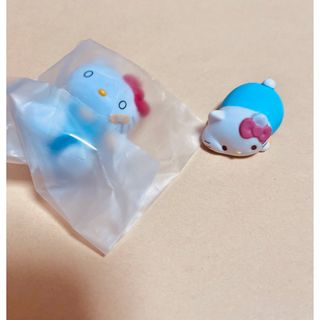 ハローキティ(ハローキティ)のキティガチャガチャセット　サンリオキャラクターズ すってんころりんフィギュア2(キャラクターグッズ)