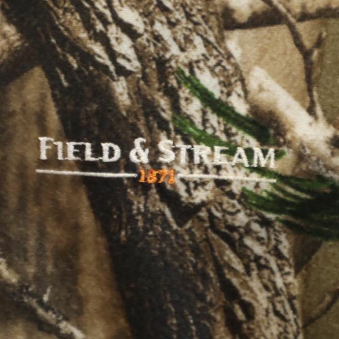 フィールドアンドストリーム フード付き 総柄 中綿ジャケット XL ブラウン系 FIELD&STREAM メンズ   【230921】 4