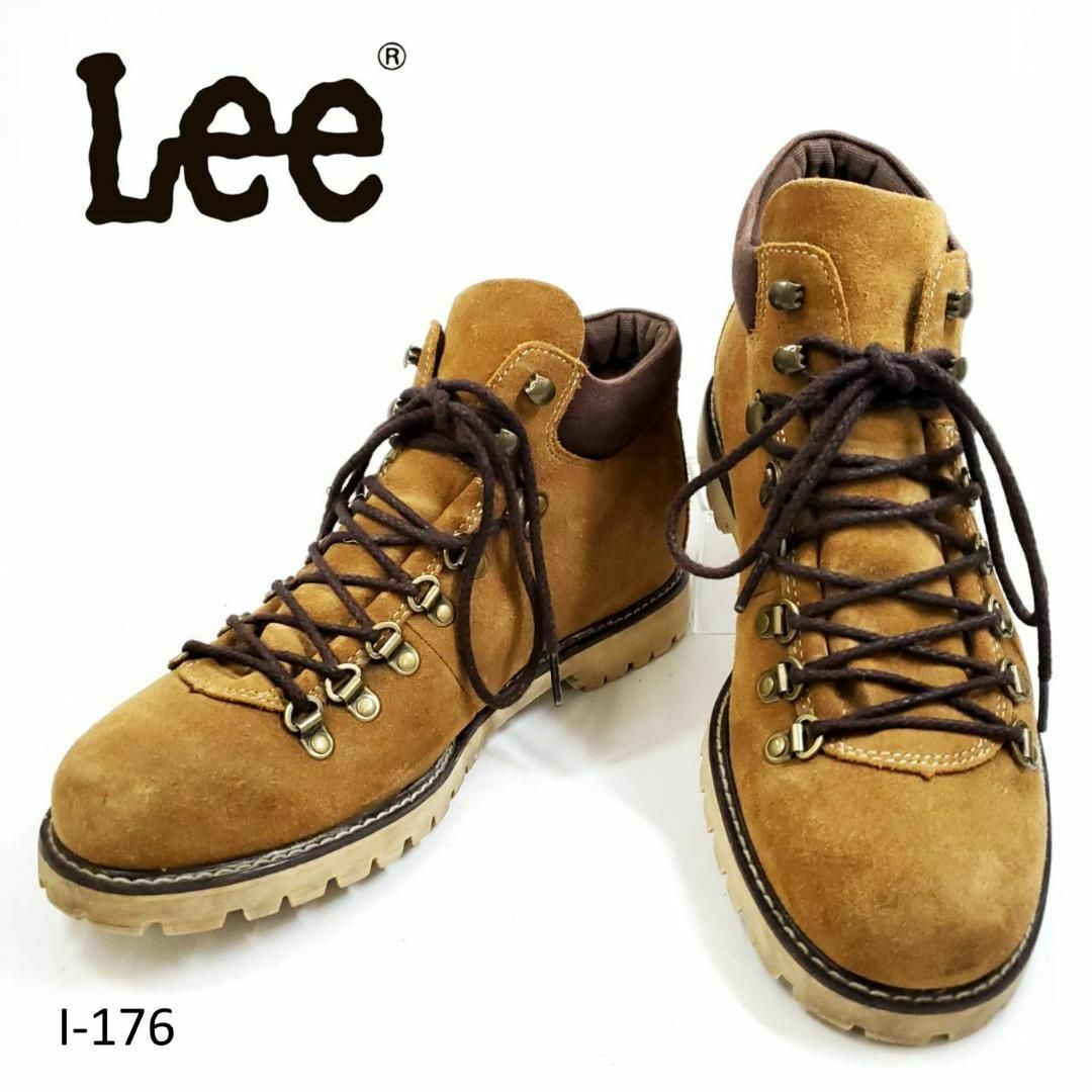 Lee　ミドルブーツ　25cm　ライトブラウン　5ホール　3フック　スエード メンズの靴/シューズ(スニーカー)の商品写真