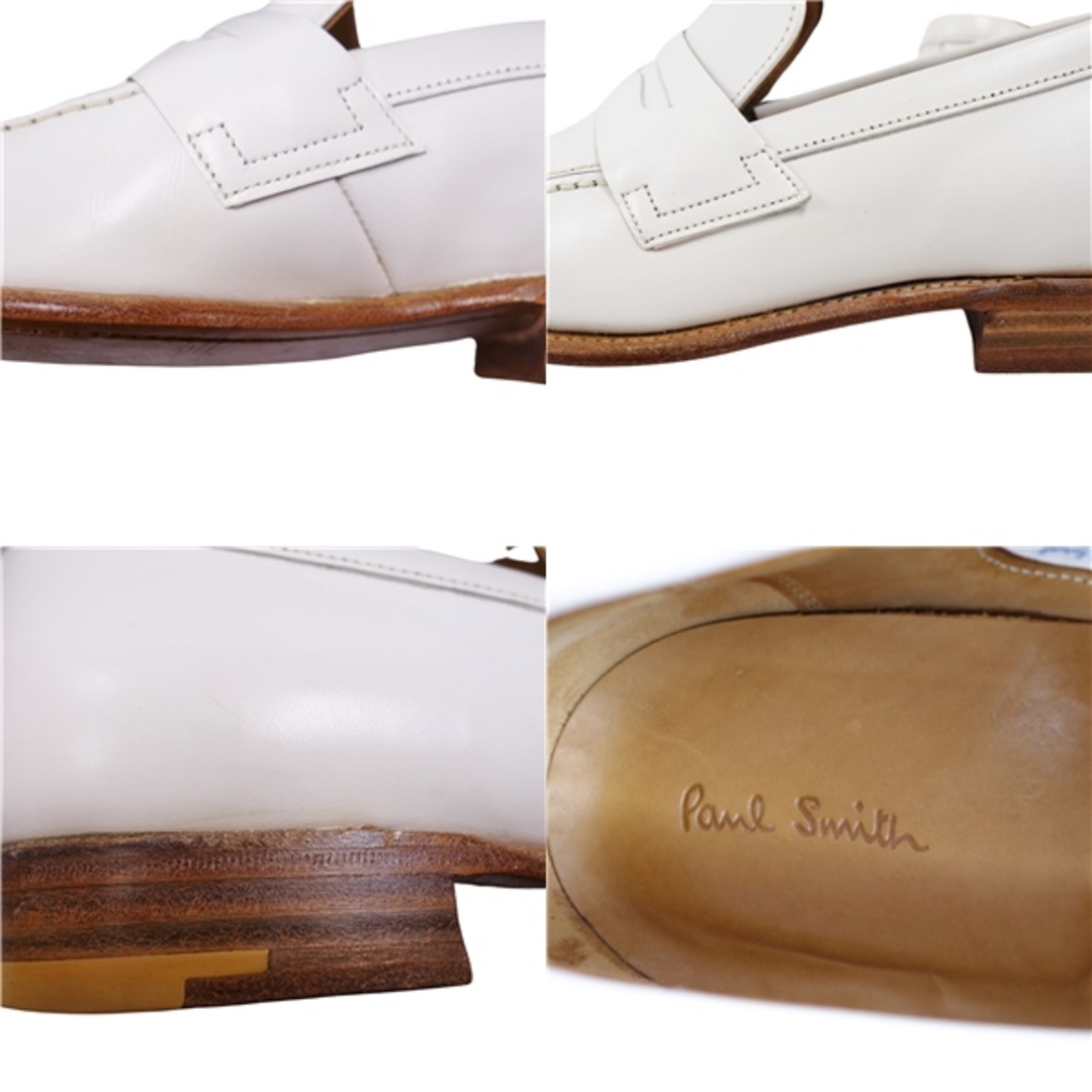 Paul Smith(ポールスミス)のポール・スミス Paul Smith ローファー コインローファー カーフレザー シューズ メンズ 7(25.5cm相当) ホワイト メンズの靴/シューズ(ドレス/ビジネス)の商品写真