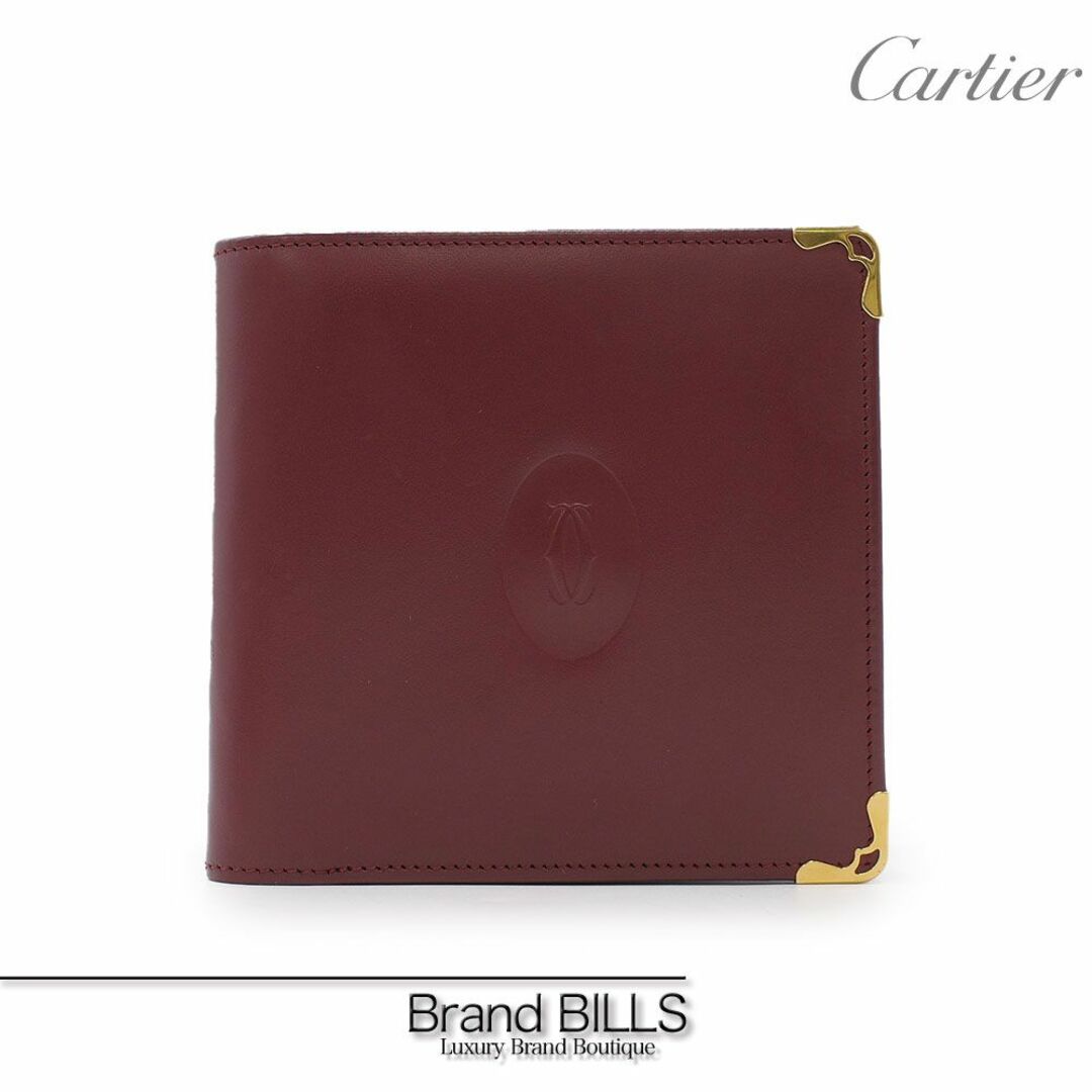 Cartier - 未使用品 カルティエ マストライン 二つ折り財布 L3000451 ...