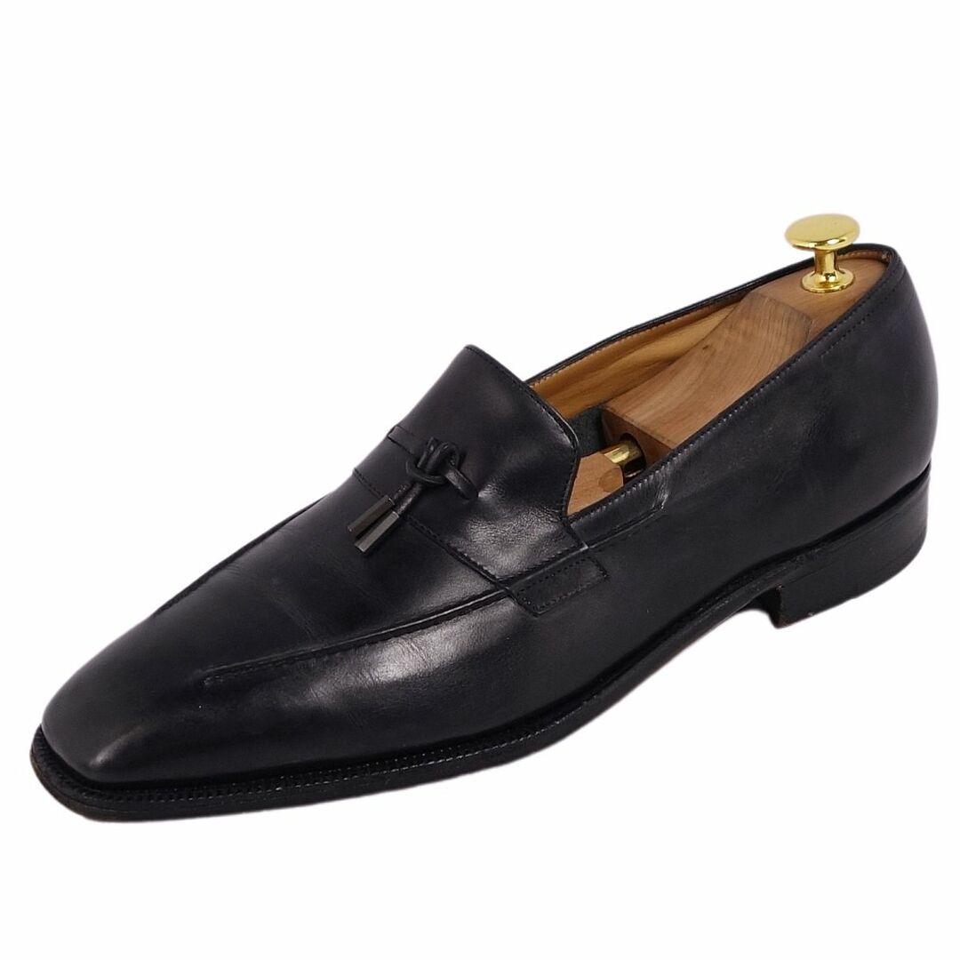 ジョンロブ JOHN LOBB ローファー タッセルローファー FOXTON フォクストン カーフレザー シューズ メンズ 7.5(26cm相当) ブラック実寸サイズアウトソール