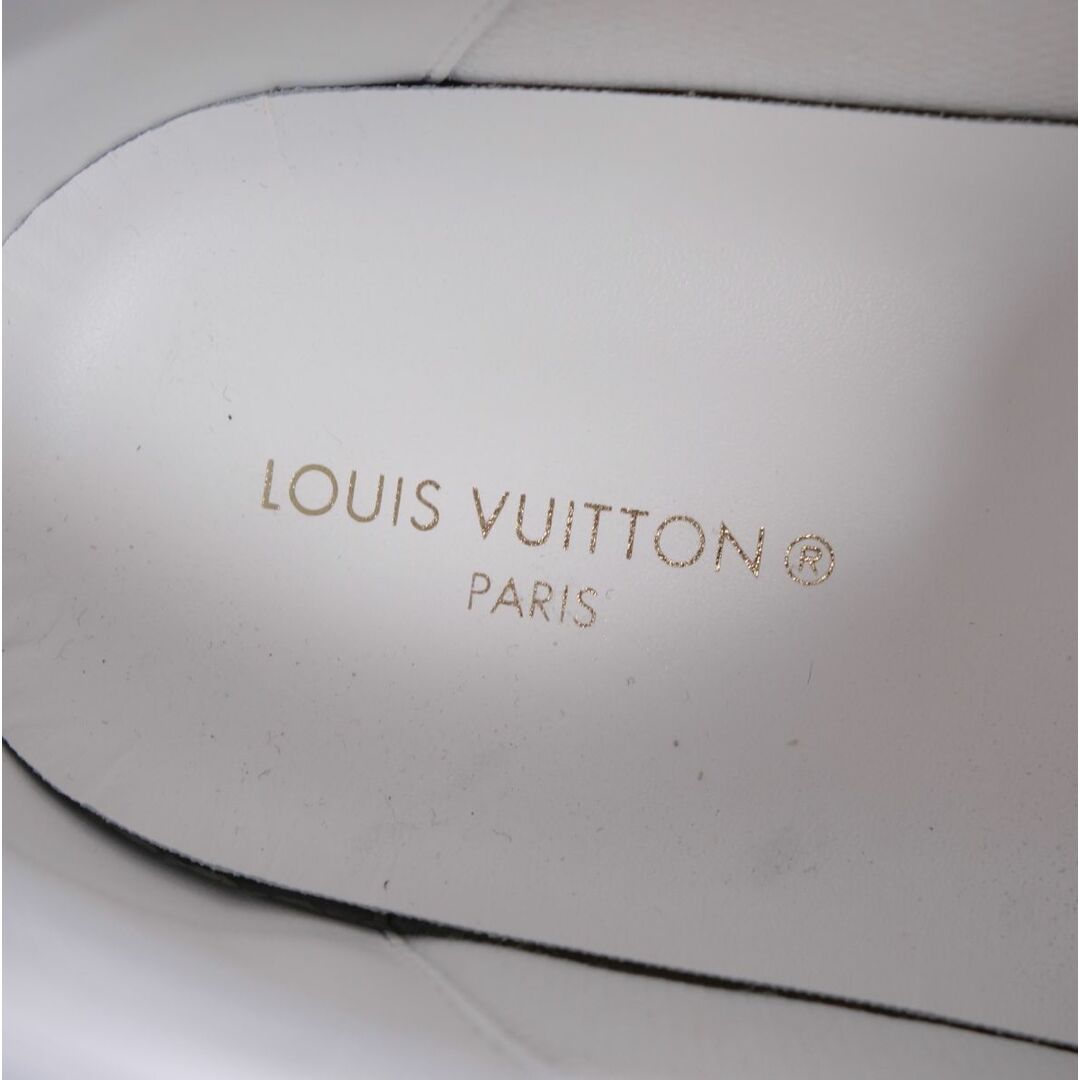 LOUIS VUITTON(ルイヴィトン)の美品 ルイヴィトン LOUIS VUITTON スニーカー LV オリライン スニーカー ダミエ柄 キャンバス スウェードレザー シューズ メンズ 9(28cm相当) ベージュ/ホワイト メンズの靴/シューズ(スニーカー)の商品写真