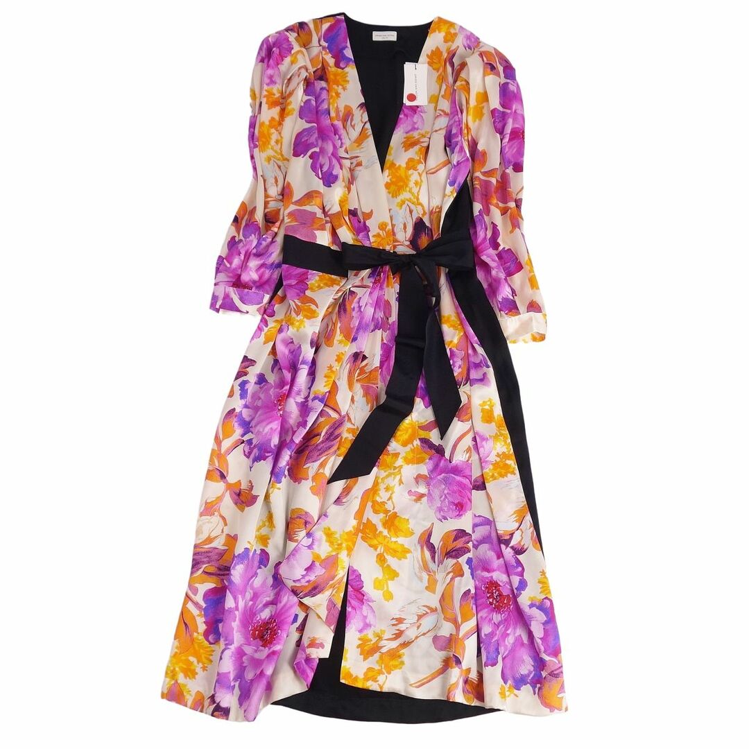 極美品 ドリスヴァンノッテン DRIES VAN NOTEN ワンピース ドレス ロングスリーブ 花柄 シルク100% トップス レディース 40(M相当) マルチカラー 極美品 ドリスヴァンノッテン DRIES VAN NOTEN ワンピース ドレス ロングスリーブ 花柄 シルク100% トップス レディース 40(M相当) マルチカラー