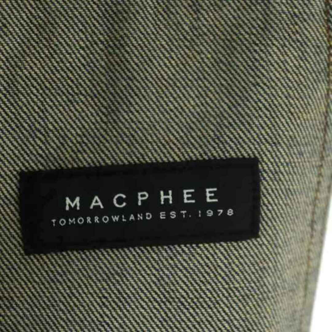 MACPHEE(マカフィー)のマカフィー トゥモローランド コットンデニム ジャケット Gジャン 36 レディースのジャケット/アウター(Gジャン/デニムジャケット)の商品写真