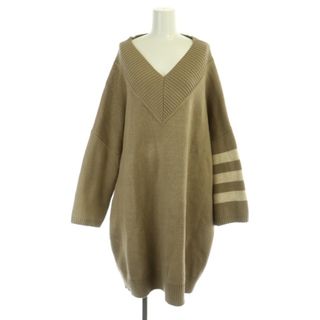 アザー(other)のアゲイン V NECK KNIT ニット セーター ロング 長袖 Vネック S(ニット/セーター)