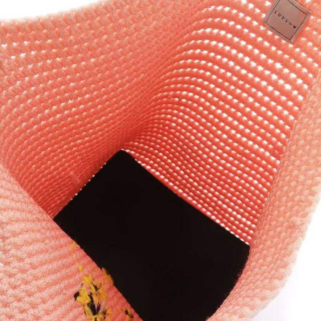 LUDLOW(ラドロー)のラドロー LUDLOW コードバッグ トートバッグ 刺繍 トラ柄 ピンク レディースのバッグ(トートバッグ)の商品写真