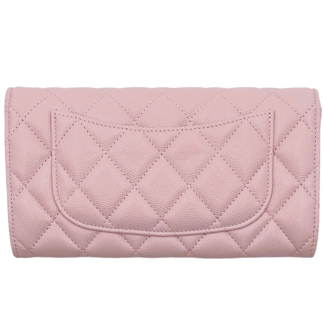 【美品】CHANEL シャネル★マトラッセ★ココマーク★エナメル★フラップ長財布