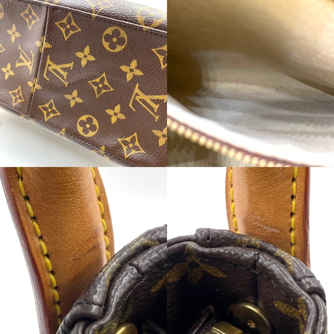 LOUIS VUITTON ルイヴィトン ショルダーバッグ モノグラム ルーピングGM Looping GM ハンドバッグ ワンハンドル 肩掛け 鞄 かばん M51145    ブラウン 茶 ゴールド金具 レディース 定番【品】