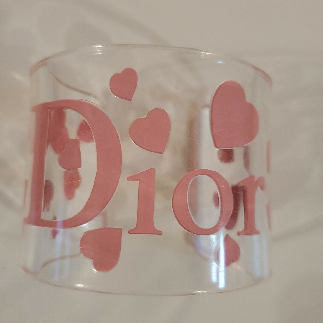 Dior♡ディオール♡クリアバングル(ピンク)のサムネイル