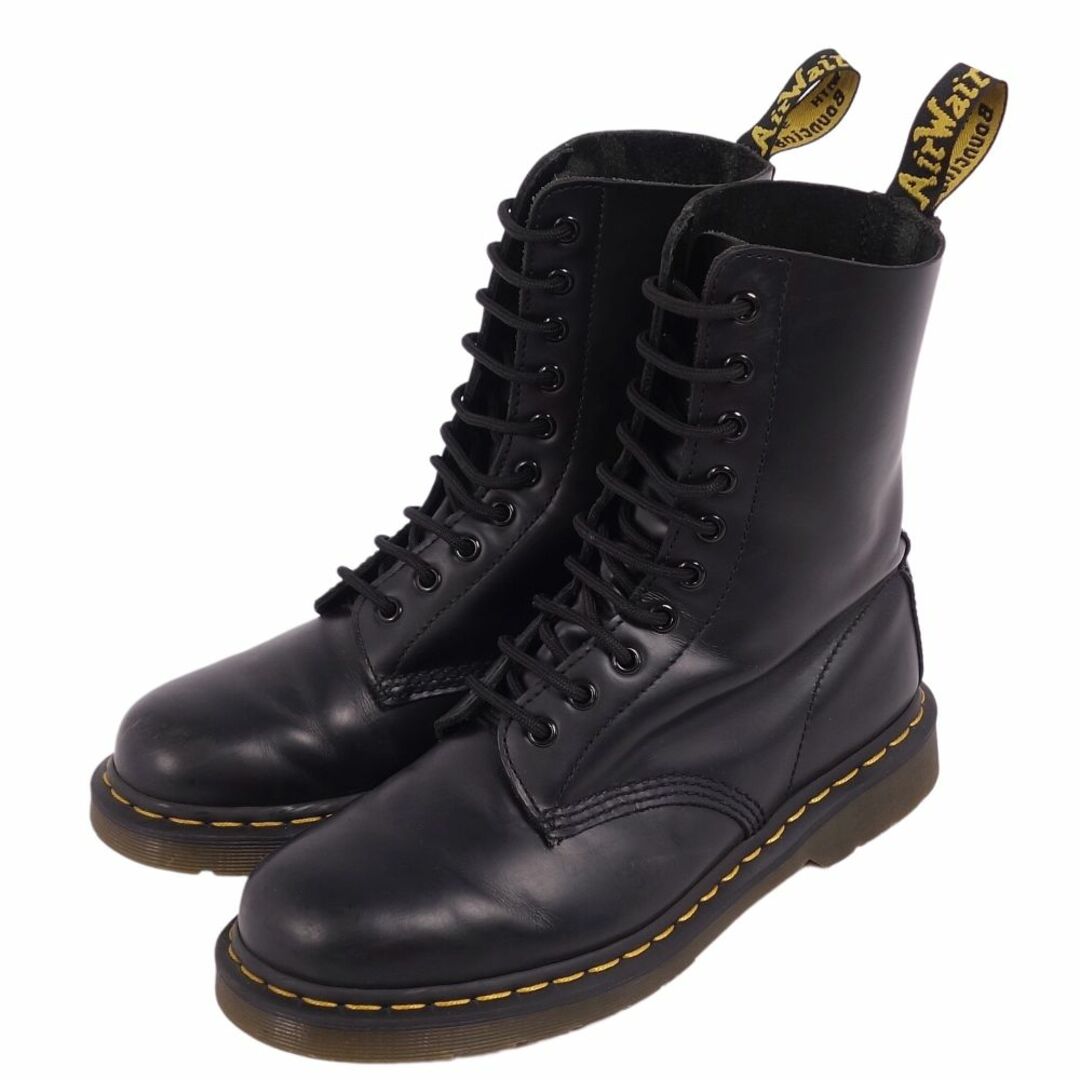 ドクターマーチン Dr.Martens ブーツ 10ホール 1490 レースアップ カーフレザー シューズ 靴 メンズ UK7(26cm相当) ブラック