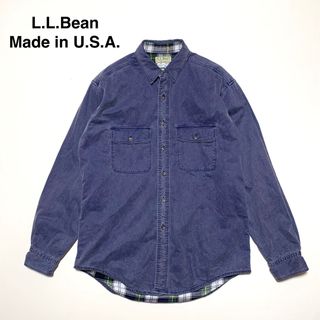 エルエルビーン(L.L.Bean)の☆良品 エルエルビーン 80s ヴィンテージ オーバーサイズ シャツ USA製(シャツ)