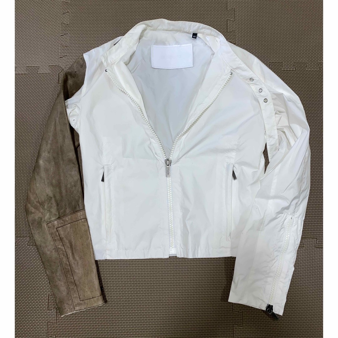 DIRK BIKKEMBERGS ダークビッケンバーグ レザー切り替えライダース