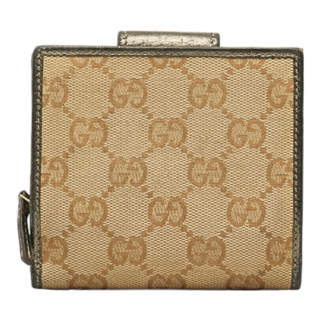 Gucci   グッチ 三つ折り財布 コンパクトウォレット  キャンバス