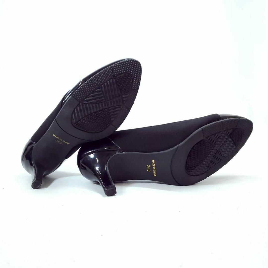 サンドリオン　パンプス　アーモンドトゥ　24cm　履きやすい　疲れにくい レディースの靴/シューズ(ハイヒール/パンプス)の商品写真