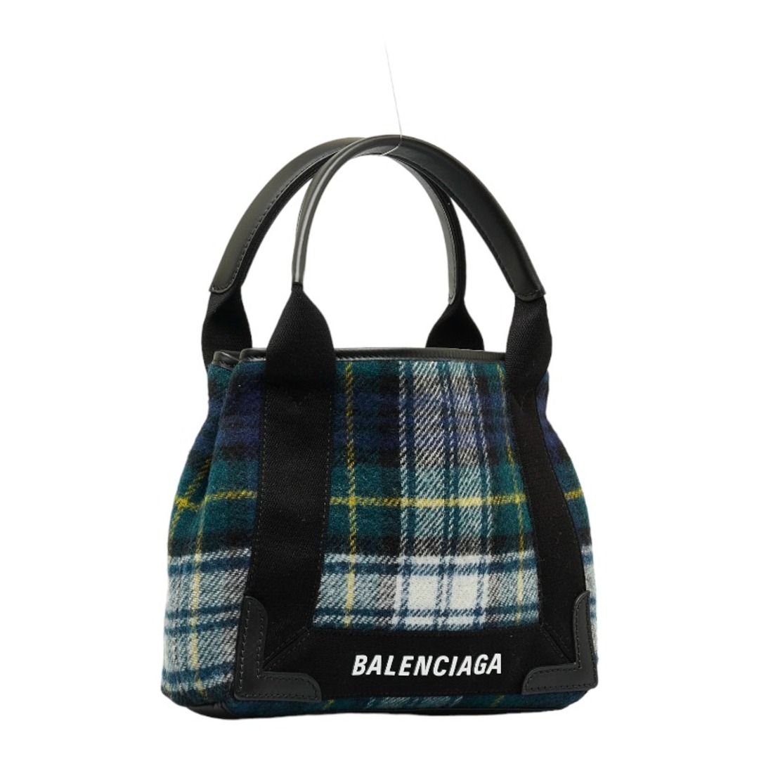 Balenciaga(バレンシアガ)の美品 バレンシアガ カバス XS チェック ハンドバッグ ショルダーバッグ 2WAY 390346 ウール レディース BALENCIAGA 【219-17500】 レディースのバッグ(ハンドバッグ)の商品写真