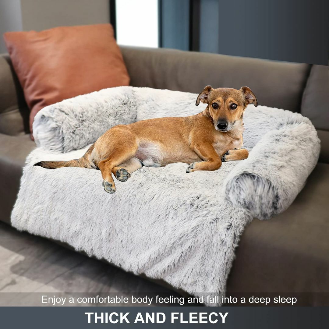【特価セール】PETCUTE 犬ベッド 猫ベッド ふわふわ 直角型 ペットベッド