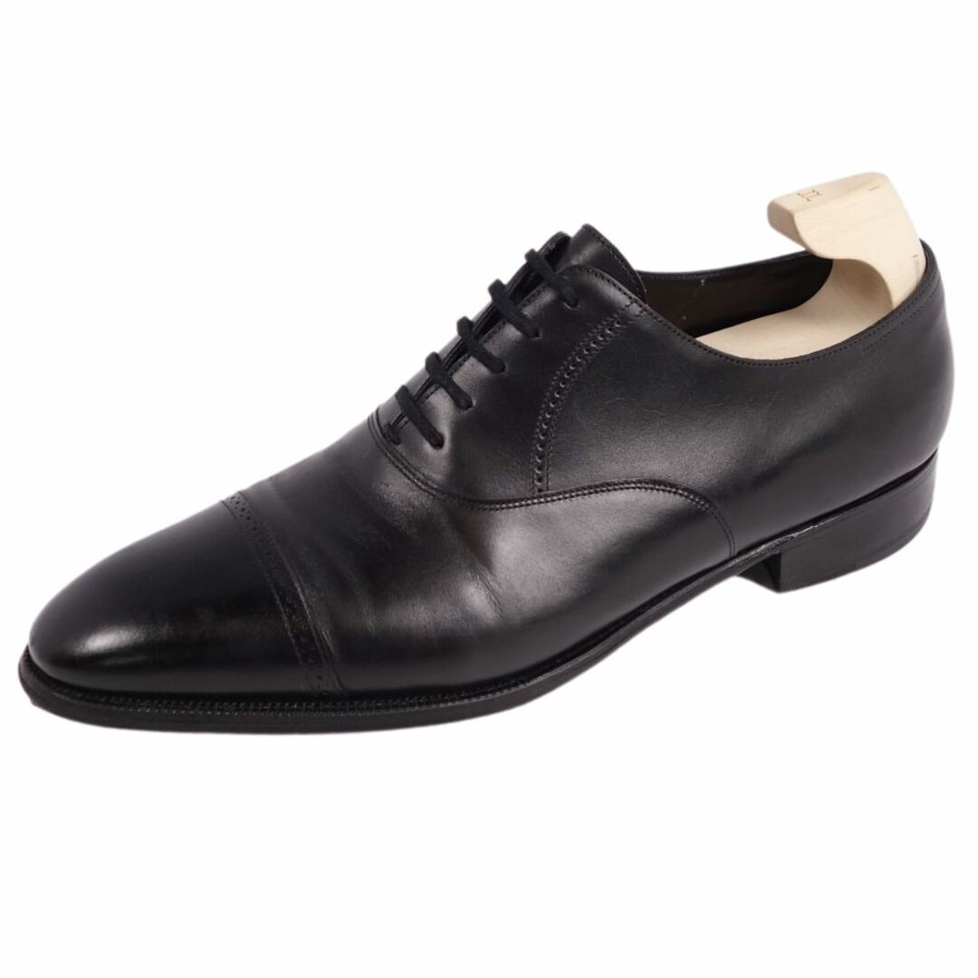 美品 ジョンロブ JOHN LOBB レザーシューズ PHILIP 2 フィリップ2 ビジネスシューズ オックスフォード 革靴 メンズ 10 1/2E(29cm相当) ブラックカラーブラック