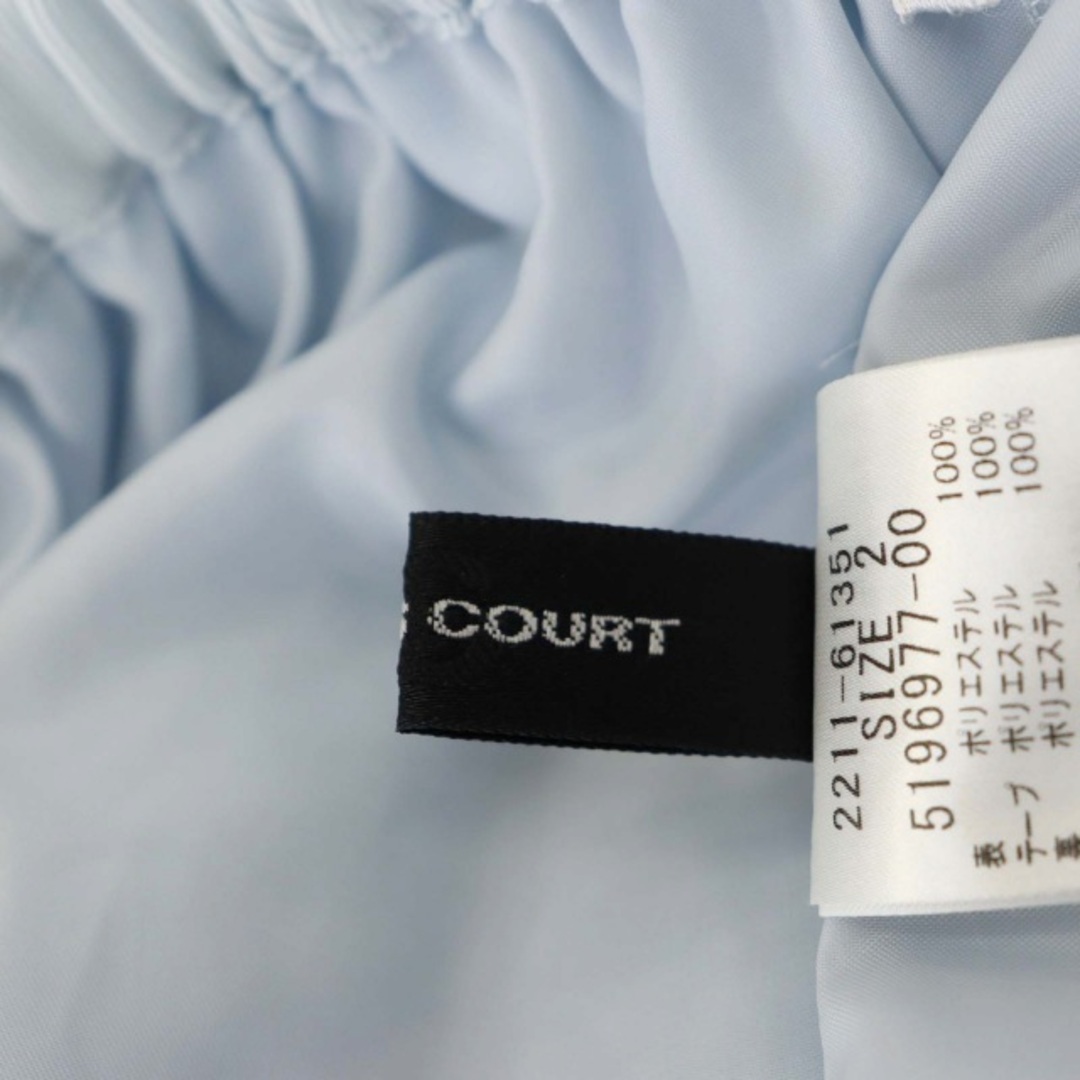 QUEENS COURT(クイーンズコート)のクイーンズコート チュールスカート ギャザー マキシ ロング 2 水色 レディースのスカート(ロングスカート)の商品写真