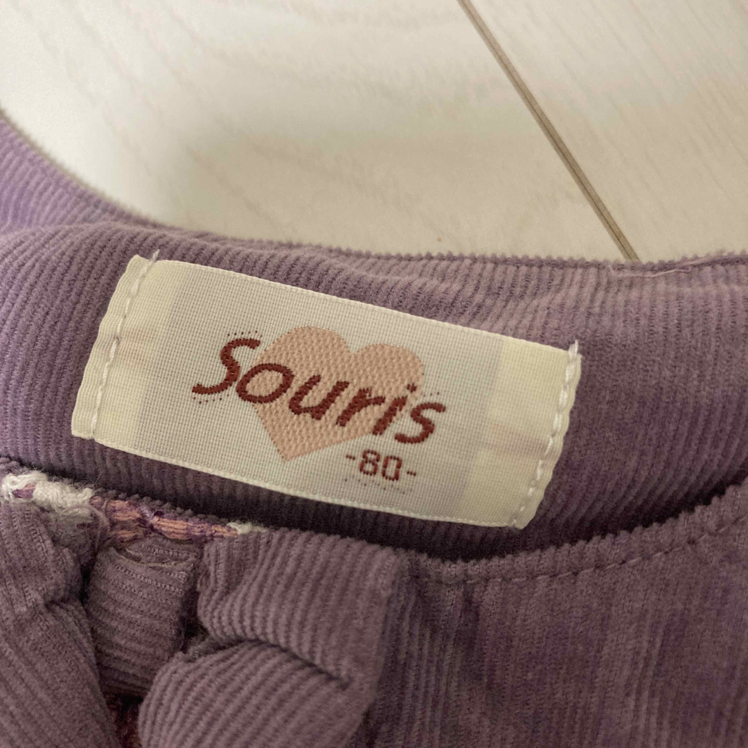 Souris(スーリー)のSouris 80cm コーデセット キッズ/ベビー/マタニティのベビー服(~85cm)(ワンピース)の商品写真