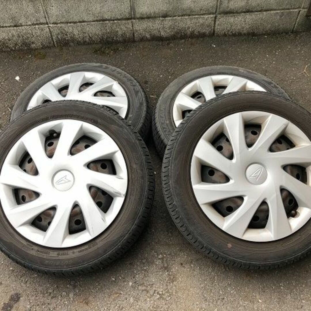 ダイハツ 純正 タント LA600S ホイール タイヤ PCD100 4H 4本の ダイハツ 純正 タント LA600S ホイール タイヤ PCD100 4H 4本の