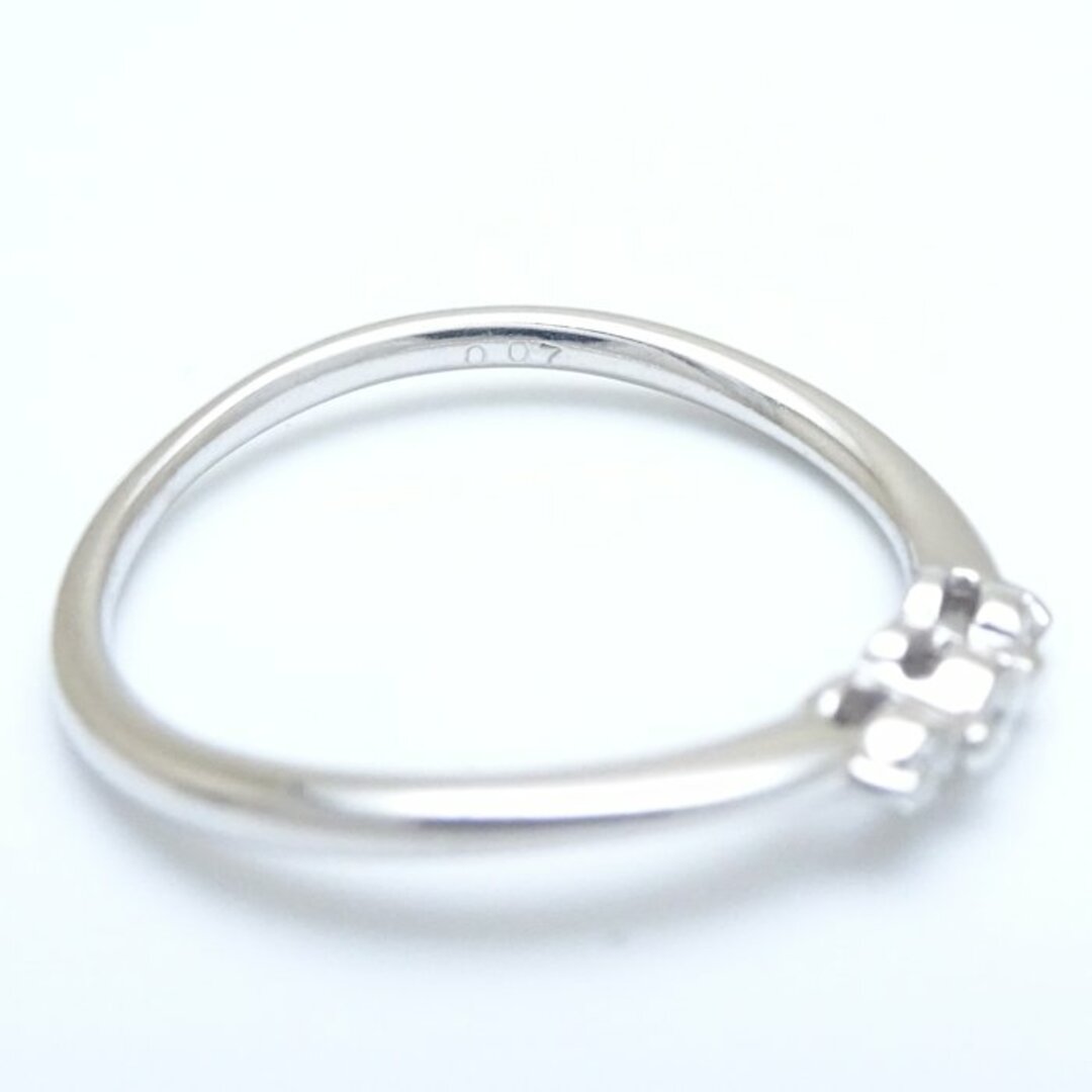 WISP ウィスプ ダイヤモンド リング 指輪 11号 ダイヤモンド0.07ct K18WG ホワイトゴールド/290444【中古】【BJ】 レディースのアクセサリー(リング(指輪))の商品写真