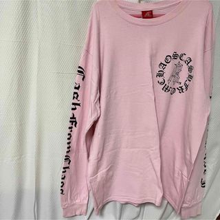 ストリート　Tシャツ ピンク(Tシャツ/カットソー(七分/長袖))