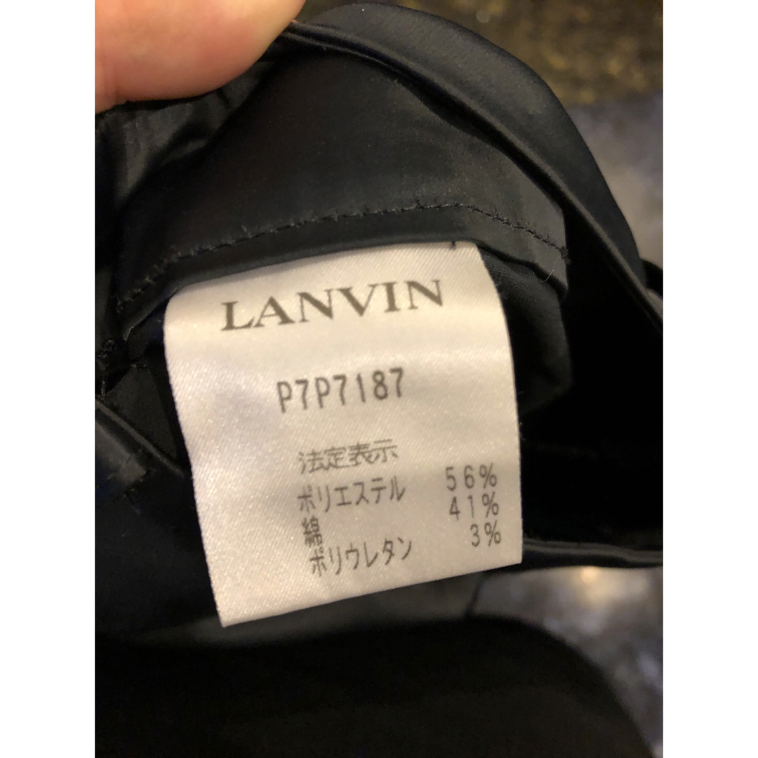 ランバン LANVIN カーゴパンツ パンツ ブラック