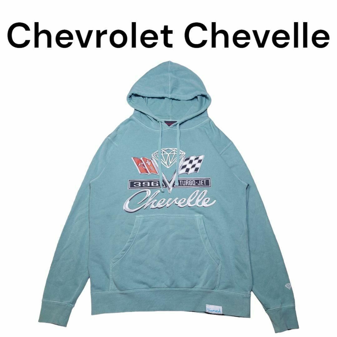 シボレーコルベット　Chevelle　ビッグプリント 　スウェットパーカーのサムネイル