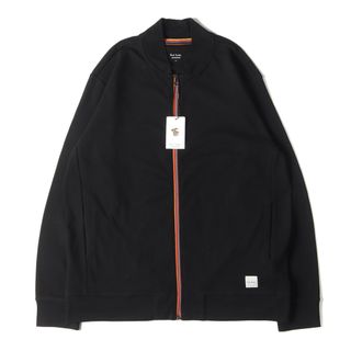 ポールスミス(Paul Smith)のPaul Smith ポールスミス ジャケット サイズ:LL 近年モデル アーティストストライプ ジップアップ ブルゾン 30-7042 ジャージ トラックジャケット LOUNGEWEAR ブラック 黒 アウター コート 【メンズ】(ジャージ)