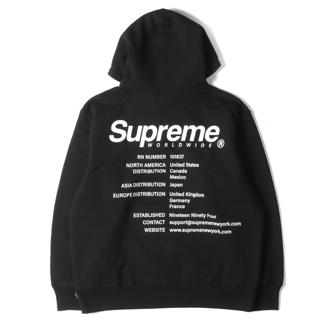 supreme BOX logo パーカー　ブラック　SIZE:S シュプリーム