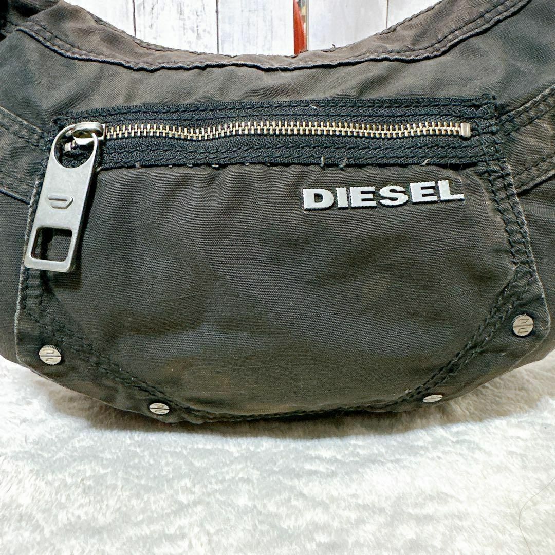 DIESEL archive metal logo bag Y2K - バッグ DIESEL archive metal logo bag Y2K - バッグ