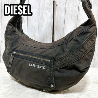 DIESEL archive metal logo ショルダーバッグ　Y2K ⑤