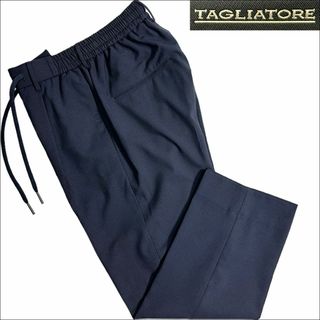 極美品/TAGLIATORE/Brilla別注/ドローコードシアサッカーパンツ-