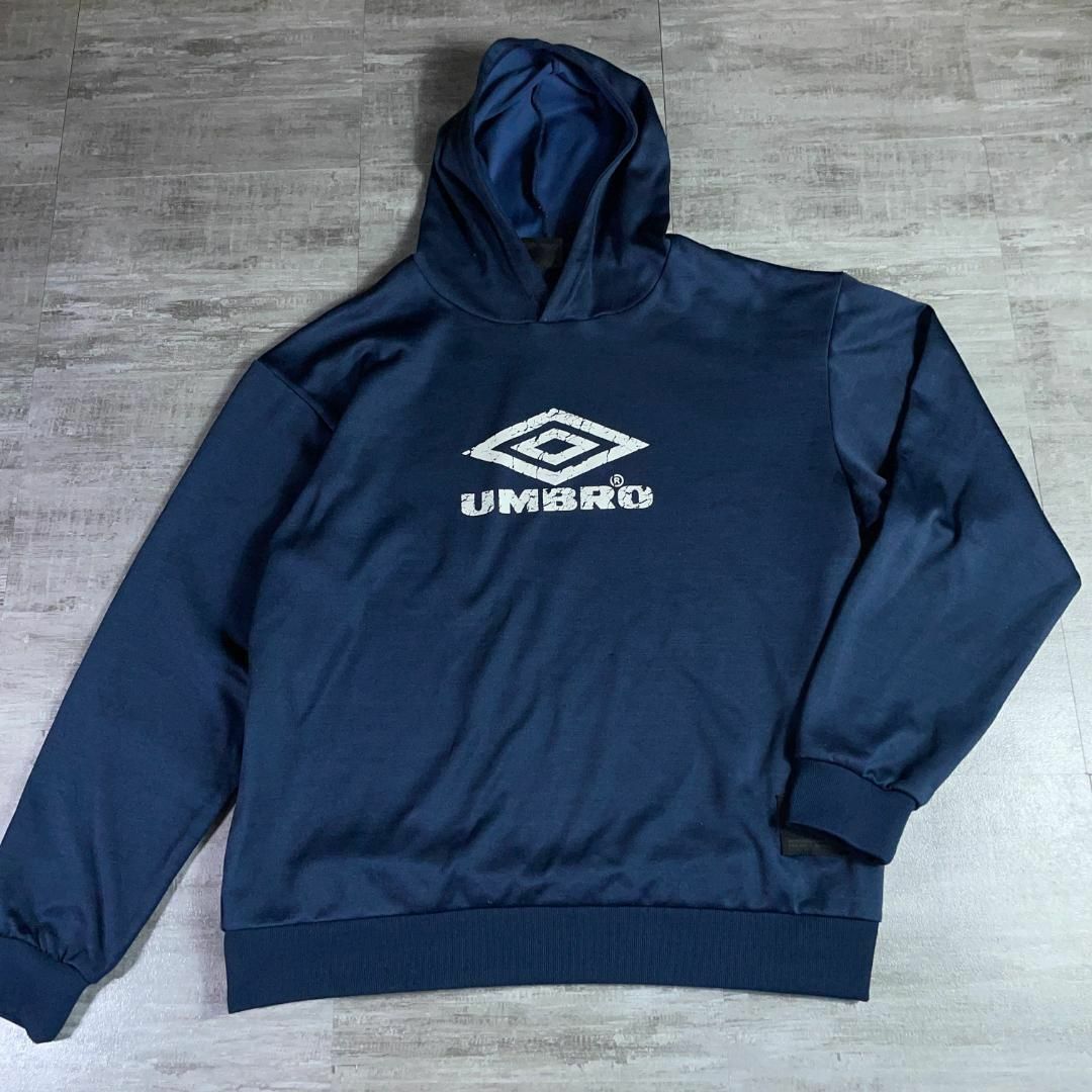 UMBRO - Y2K UMBRO アンブロ イングランド ロゴフーディー プル