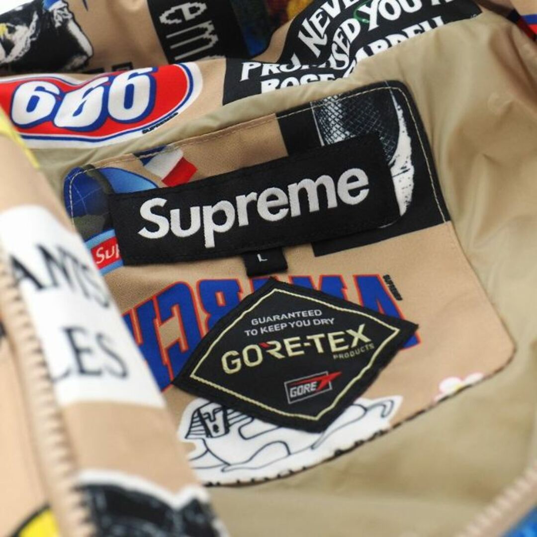 Supreme - シュプリーム ゴアテックス ジップアップ ステッカーシェル