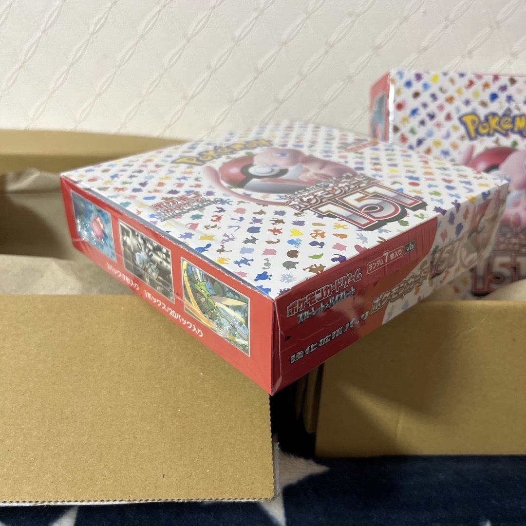 スカーレット&バイオレット ポケモンカード151 ボックス 2BOX スカーレット&バイオレット ポケモンカード151 ボックス 2BOX