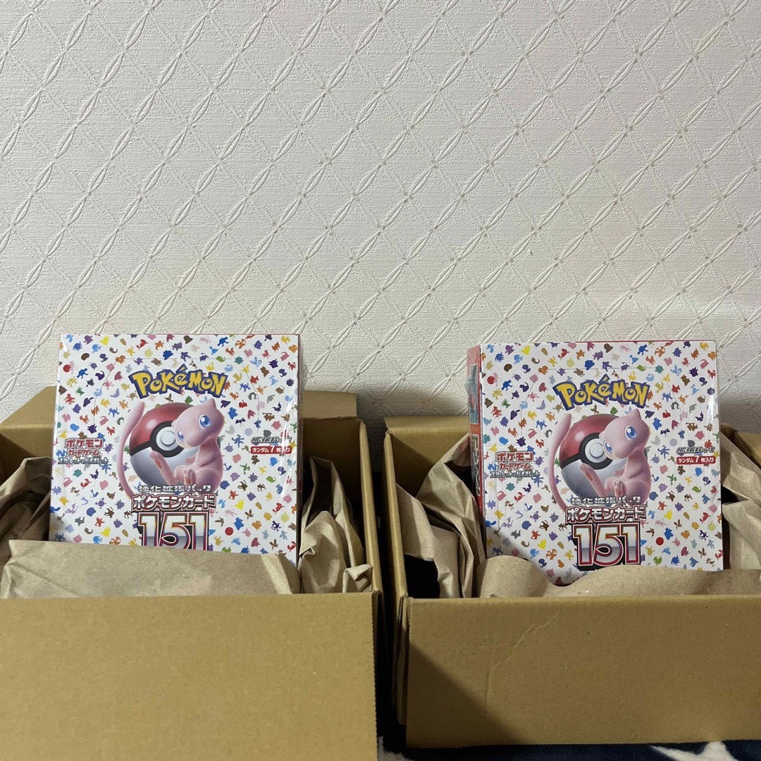 スカーレット&バイオレット ポケモンカード151 ボックス 2BOX スカーレット&バイオレット ポケモンカード151 ボックス 2BOX