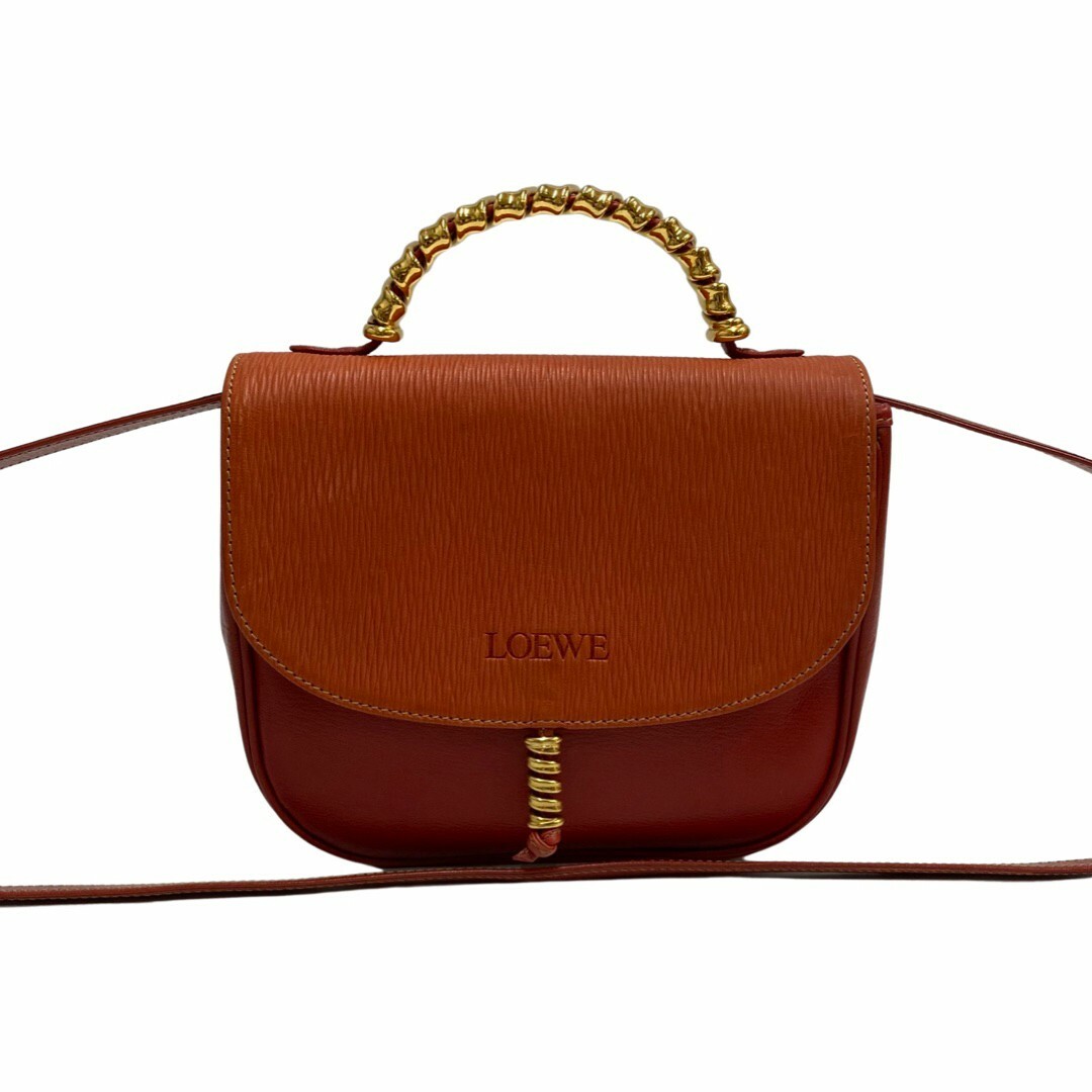 極 美品 ロエベ ベラスケス ツイストハンドル 2way ショルダーバッグ