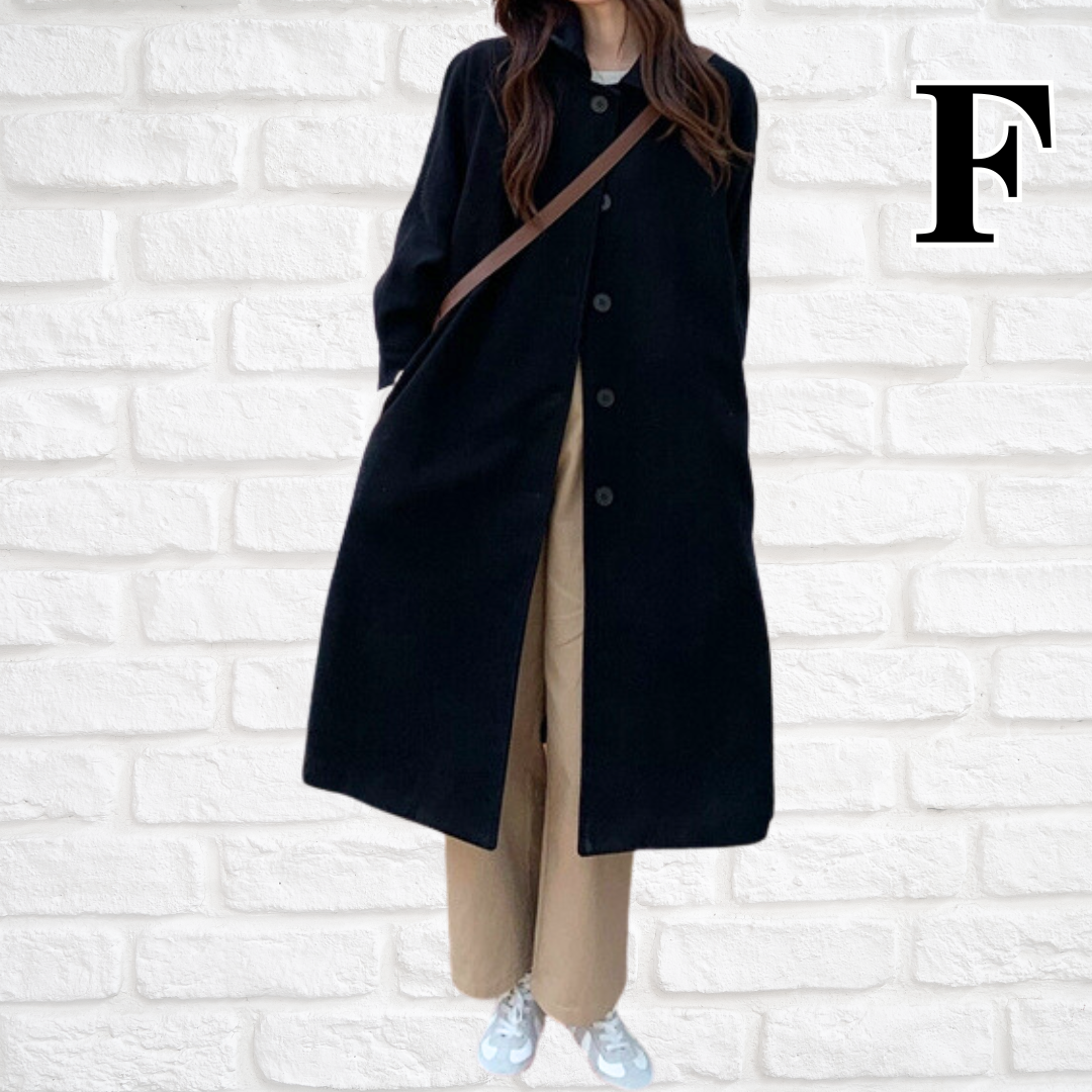 ビックシルエット チェスター コート アウター FREE SIZE 001210 ビックシルエット チェスター コート アウター FREE SIZE 001210
